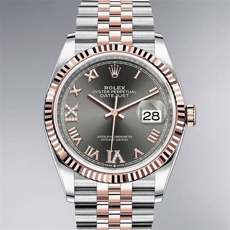 rolex datejust 36 everose gold